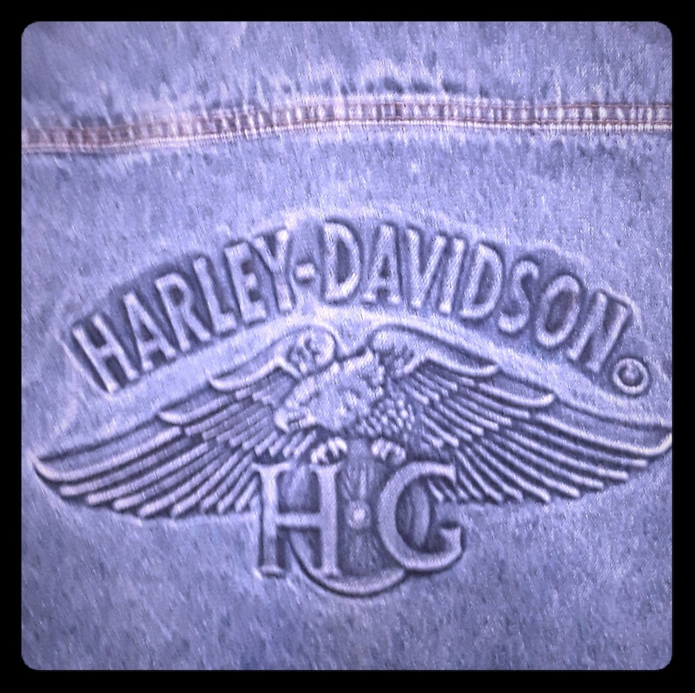 RARE Harley Davidson Denim jacket SIZE L